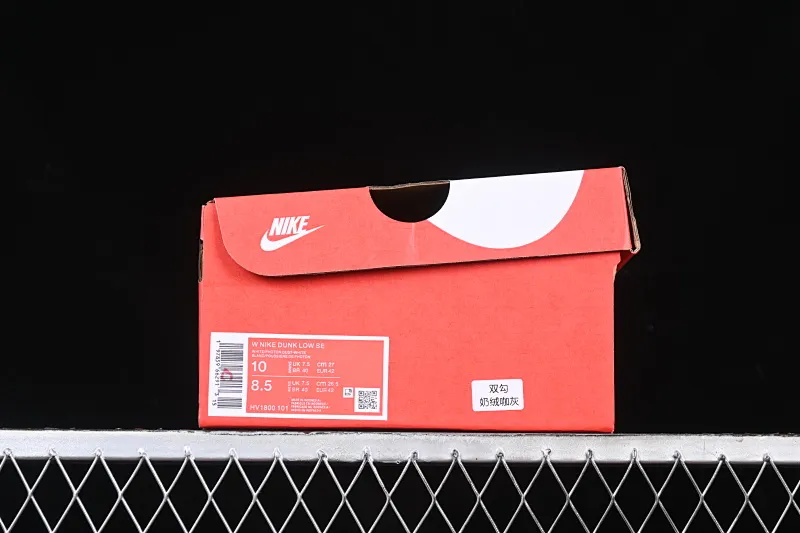 All categories Nk SB Dunk series Nk SB Dunk Low low-top sneakers Nk Dunk Low 85 double hook series White Gray Panda SB low-top sports and leisure sneakers HV1800-101